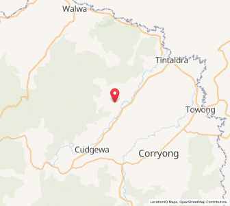 Map of Cudgewa North, VictoriaVictoria