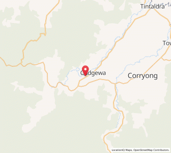 Map of Cudgewa, VictoriaVictoria