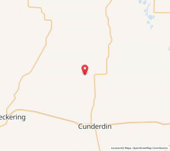 Map of Cunderdin North, Western Australia