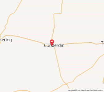 Map of Cunderdin, Western Australia