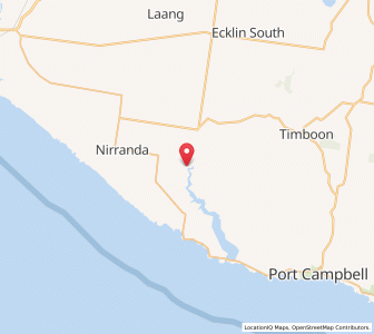 Map of Curdie Vale, VictoriaVictoria