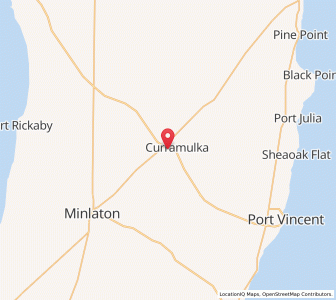 Map of Curramulka, South Australia