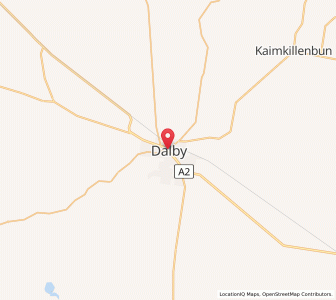 Map of Dalby, Queensland