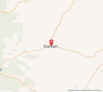 Map of Darkan, Western Australia