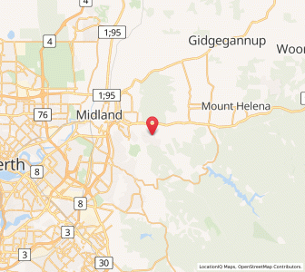 Map of Darlington, Western Australia