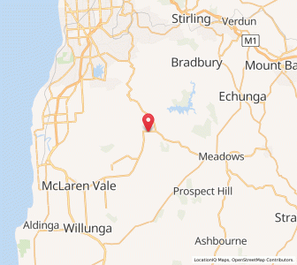 Map of Dashwoods Gully, South Australia