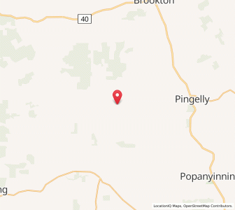 Map of Dattening, Western Australia