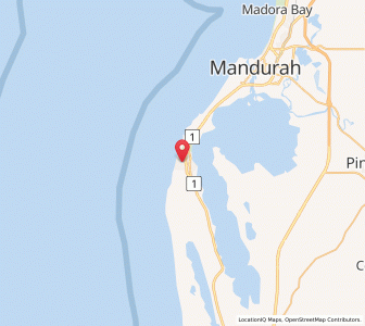 Map of Dawesville, Western Australia