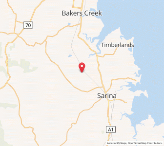 Map of Dawlish, Queensland