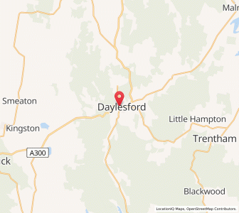 Map of Daylesford, VictoriaVictoria