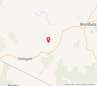 Map of Delegate River, VictoriaVictoria