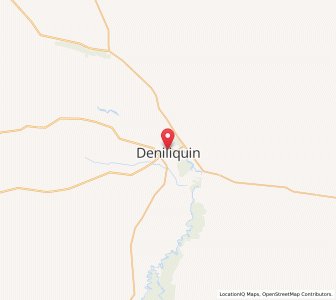 Map of Deniliquin, New South Wales