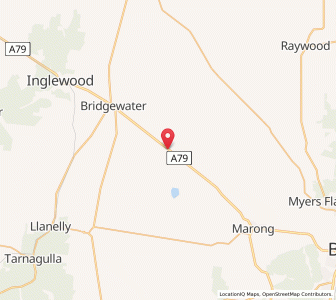 Map of Derby, VictoriaVictoria