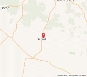 Map of Dereel, VictoriaVictoria