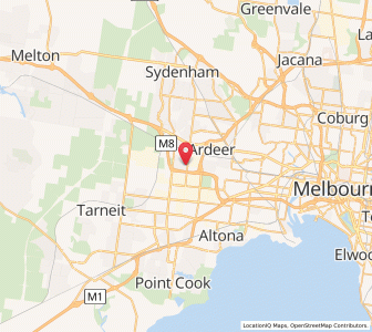 Map of Derrimut, VictoriaVictoria