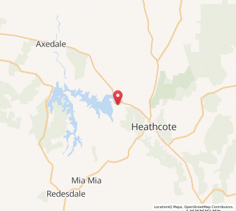 Map of Derrinal, VictoriaVictoria