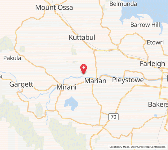 Map of Devereux Creek, Queensland