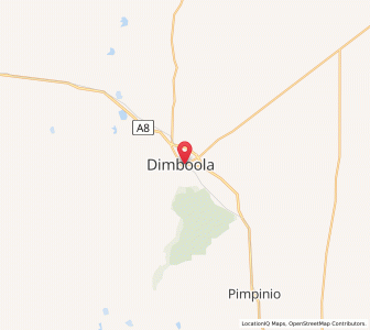 Map of Dimboola, VictoriaVictoria