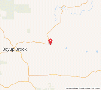 Map of Dinninup, Western Australia