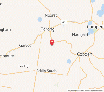 Map of Dixie, VictoriaVictoria