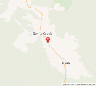 Map of Doctors Flat, VictoriaVictoria