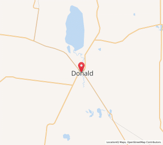 Map of Donald, VictoriaVictoria