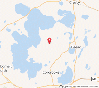 Map of Dreeite, VictoriaVictoria