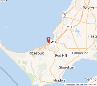 Map of Dromana, VictoriaVictoria