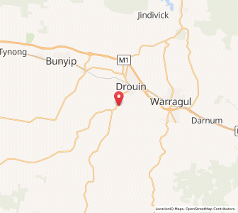 Map of Drouin South, VictoriaVictoria