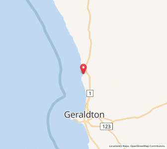 Map of Drummond Cove, Western Australia