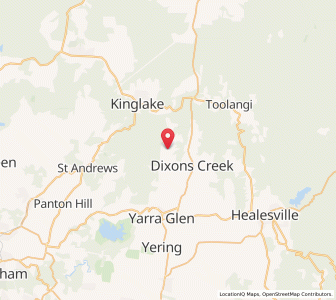 Map of Dry Creek, VictoriaVictoria