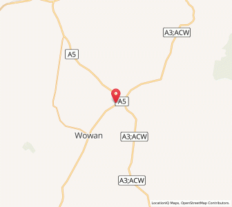 Map of Dululu, Queensland