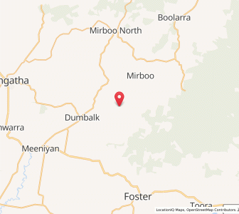 Map of Dumbalk North, VictoriaVictoria