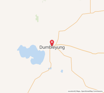 Map of Dumbleyung, Western Australia