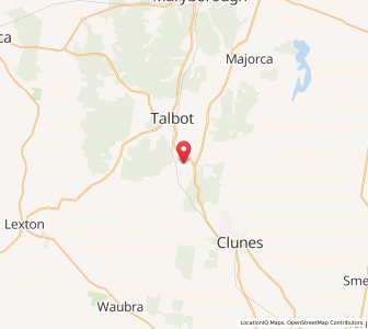 Map of Dunach, VictoriaVictoria