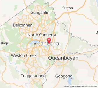Map of Duntroon, Australian Capital Territory