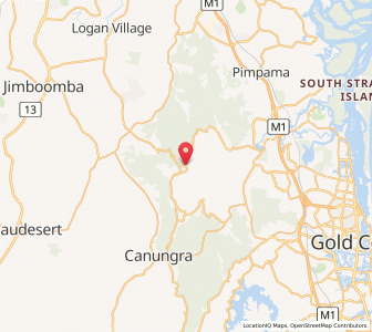 Map of Eagle Heights, Queensland