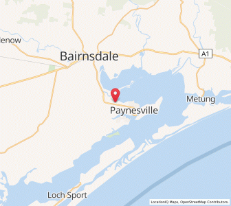 Map of Eagle Point, VictoriaVictoria