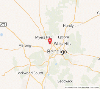 Map of Eaglehawk, VictoriaVictoria