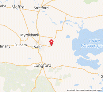 Map of East Sale, VictoriaVictoria