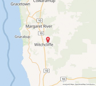 Map of East Witchcliffe, Western Australia