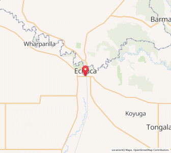 Map of Echuca, VictoriaVictoria