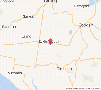 Map of Ecklin South, VictoriaVictoria