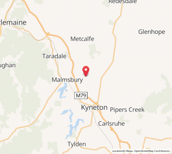 Map of Edgecombe, VictoriaVictoria