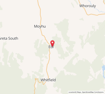 Map of Edi, VictoriaVictoria