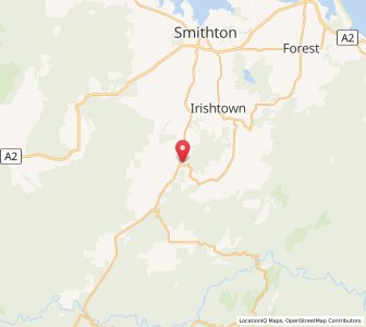 Map of Edith Creek, TasmaniaTasmania