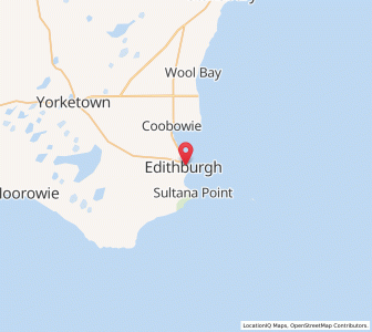 Map of Edithburgh, South Australia