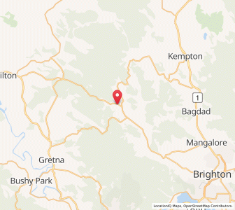 Map of Elderslie, TasmaniaTasmania