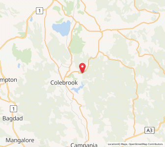 Map of Eldon, TasmaniaTasmania