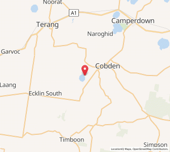 Map of Elingamite North, VictoriaVictoria